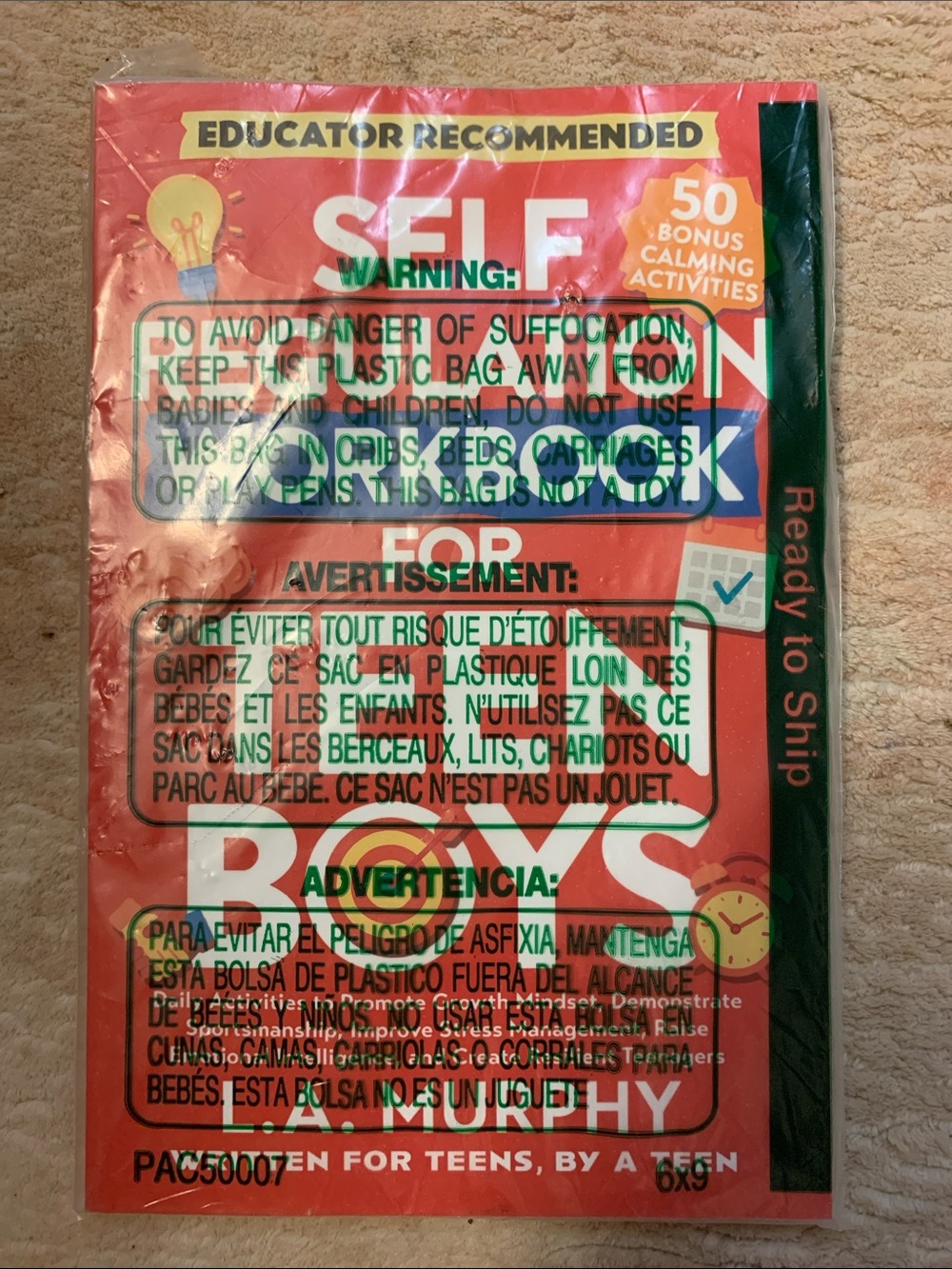 Self-Concept Notebook for Boys by L.A. Murphy (PAC50007) - New in Bag